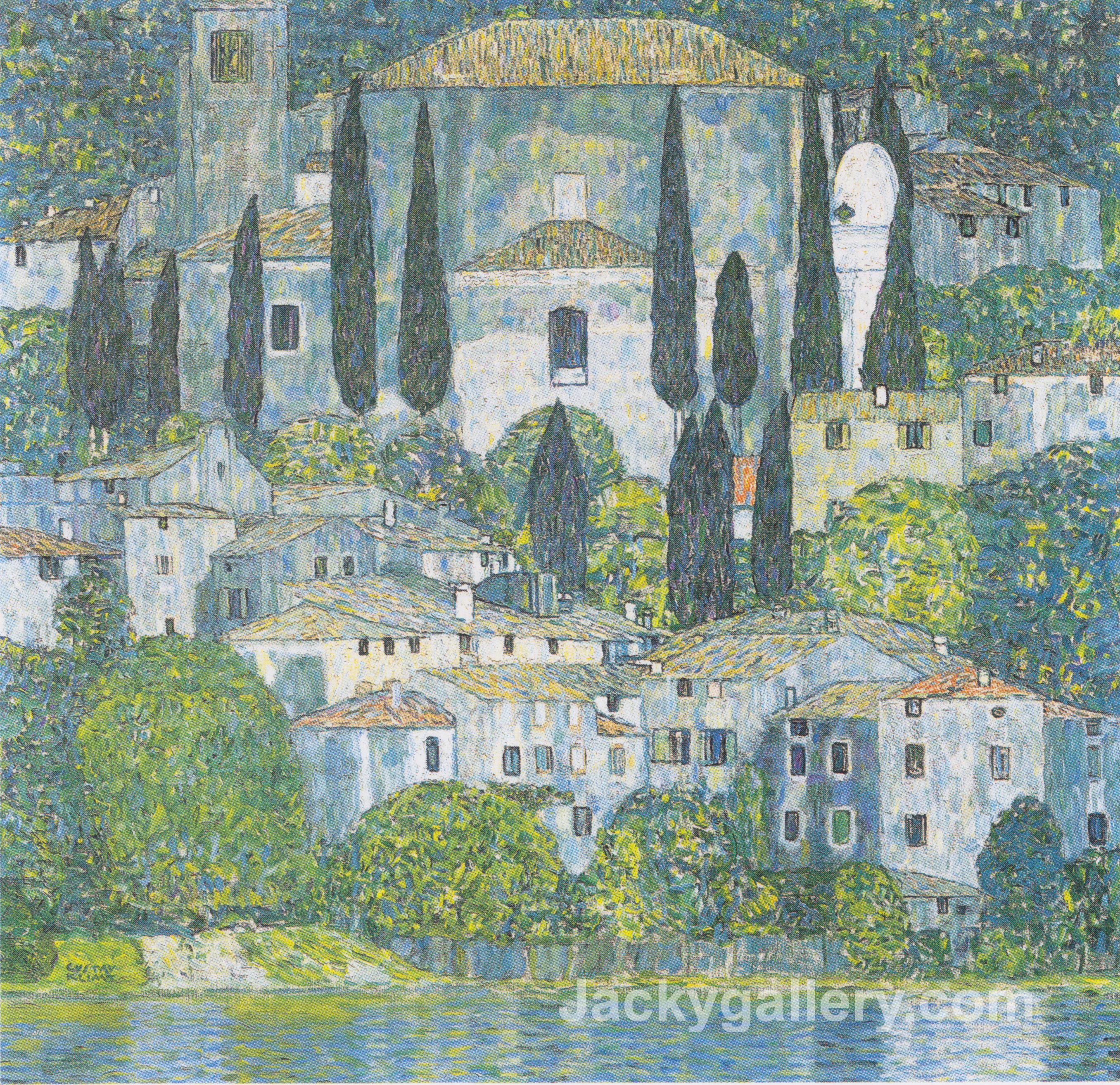 Chruch In Cassone by Gustav Klimt paintings reproduction